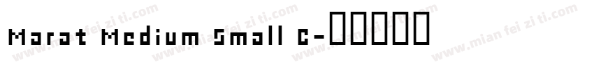 Marat Medium Small C字体转换